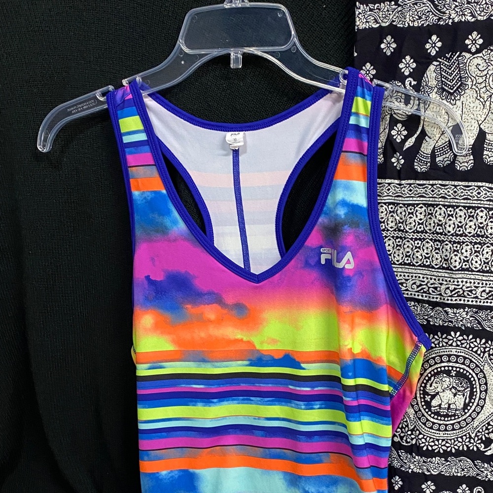 Fila Multicolor Striped Tank Top
